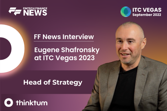 Ad for an FF News interview with thinktum's Eugene Shafronsky Head of Strategy at ITC Vegas 2023